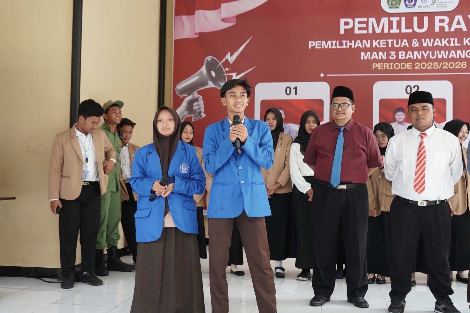 ​Puncak Pemilu Raya : Eyzar – Nabila Dominansi Perolehan Suara